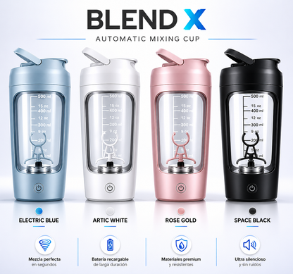BlendX Pro™ | Shaker Eléctrico de Proteína